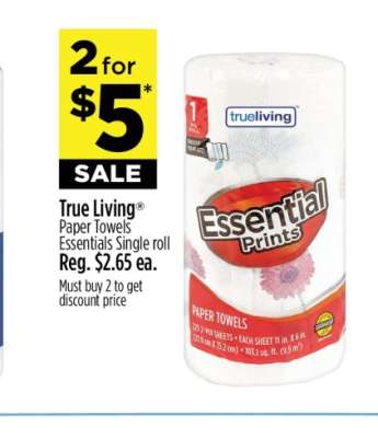 True Living® Paper Towels