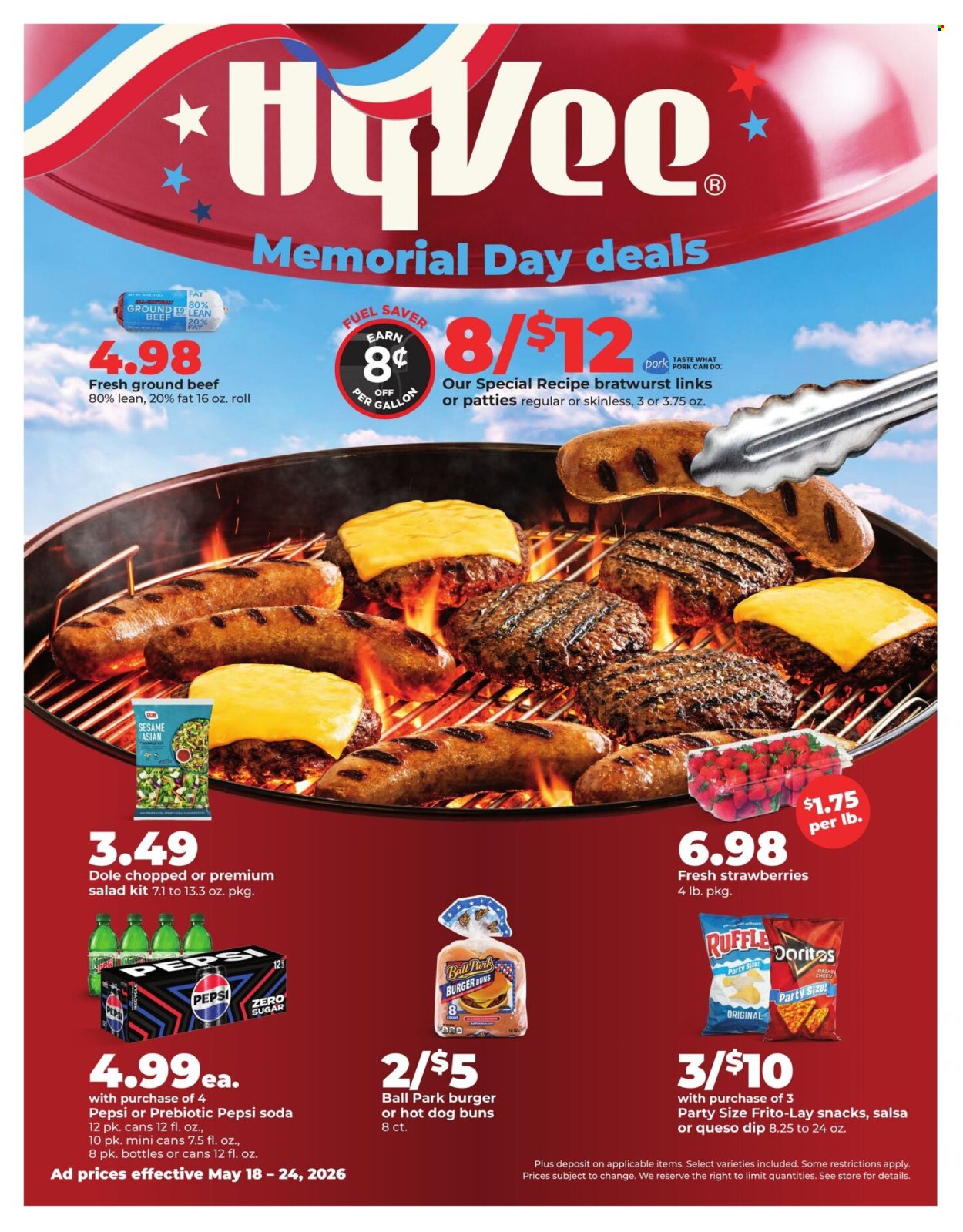 Hy-Vee ad - 05/18/2026 - 05/24/2026. Page 1