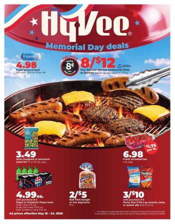 Hy-Vee Flyer - 05/18/2026 - 05/24/2026.