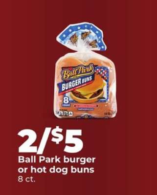 Ball Park burger or hot dog buns