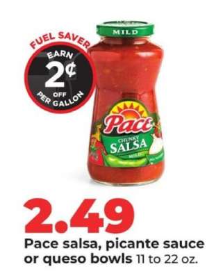 Pace salsa, picante sauce or queso bowls