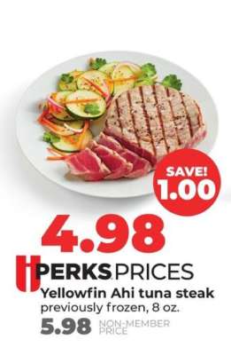 Yellowfin Ahi tuna steak