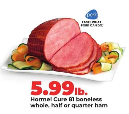 Hormel Cure 81 boneless ham