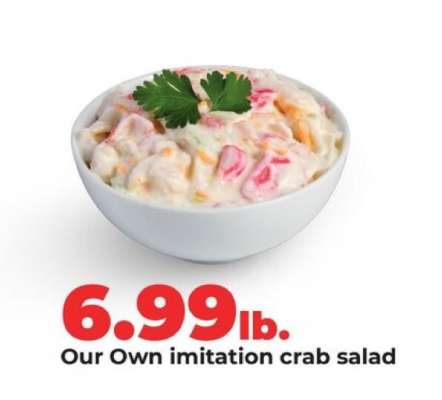 Our Own imitation crab salad
