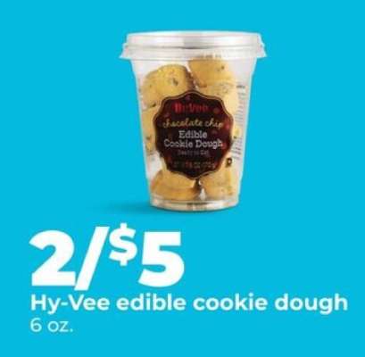 Hy-Vee edible cookie dough