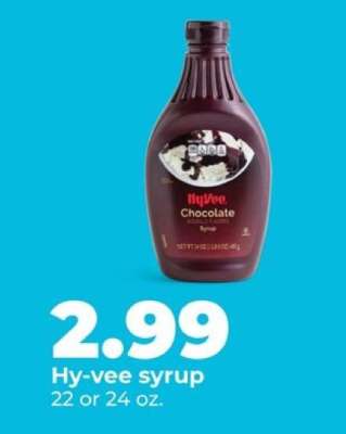 Hy-Vee syrup