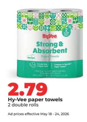 Hy-Vee paper towels