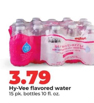 Hy-Vee flavored water