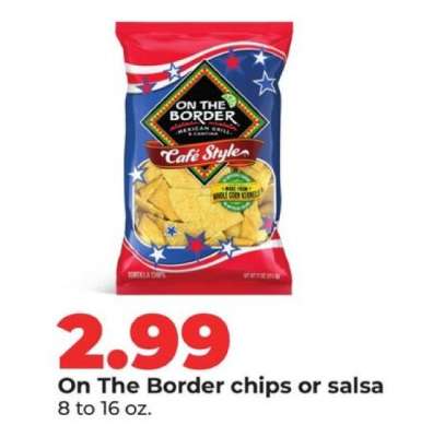 On The Border chips or salsa