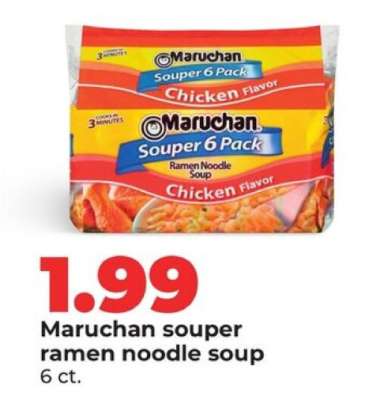 Maruchan souper ramen noodle soup