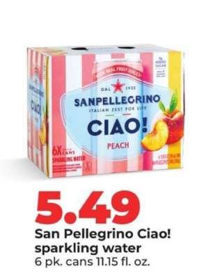 San Pellegrino Ciao sparkling water