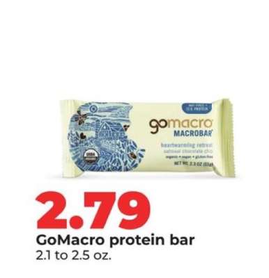 GoMacro Protein Bar