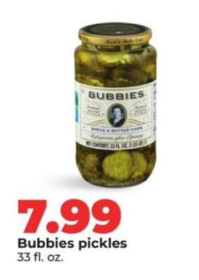 Bubbies pickles