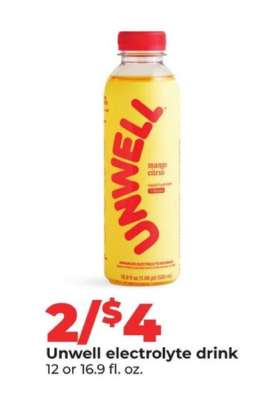 Unwell electrolyte drink