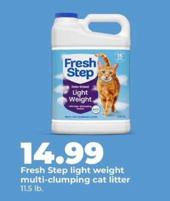 Fresh Step light weight multi-clumping cat litter