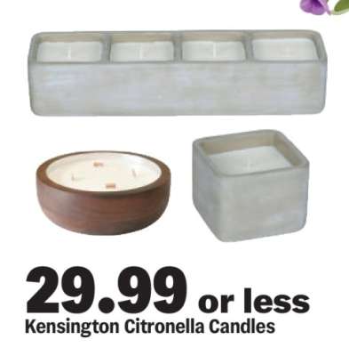 Kensington Citronella Candles