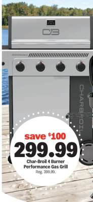 Char-Broil 4 Burner Performance Gas Grill*
