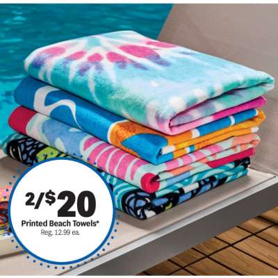 Printed Beach Towels*