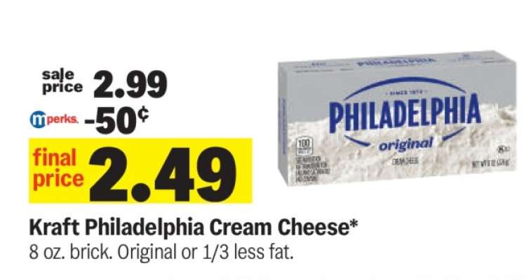 Kraft Philadelphia Cream Cheese