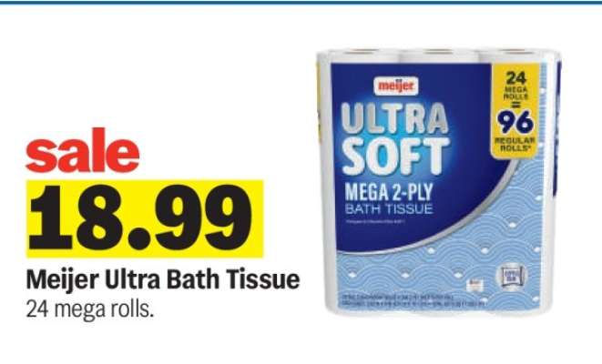 Meijer Ultra Bath Tissue