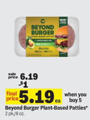 Beyond Burger Plant-Based Patties