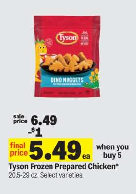 Tyson Frozen Prepared Chicken