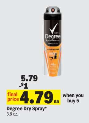 Degree Dry Spray*