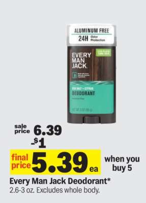 Every Man Jack Deodorant