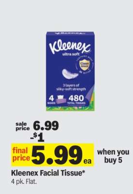 Kleenex Facial Tissue