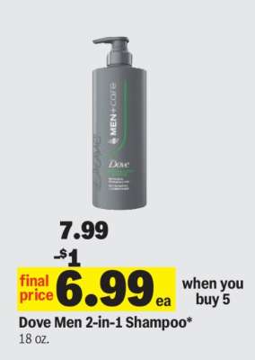 Dove Men 2-in-1 Shampoo