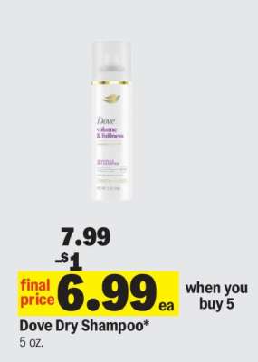 Dove Dry Shampoo