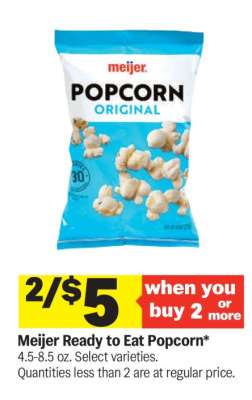 Meijer Ready to Eat Popcorn*