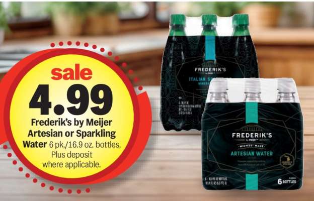 Frederik's by Meijer Artesian or Sparkling Water