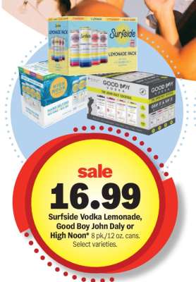Surfside Vodka Lemonade, Good Boy John Daly or High Noon