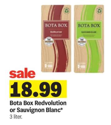 Bota Box Redvolution or Sauvignon Blanc