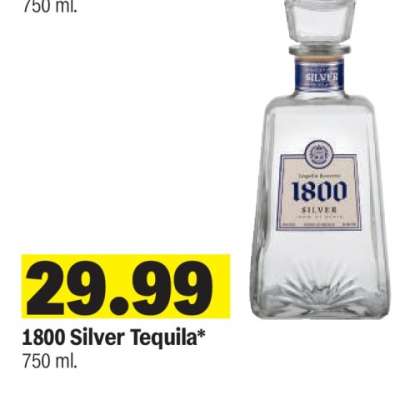 1800 Silver Tequila