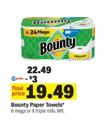 Bounty Paper Towels