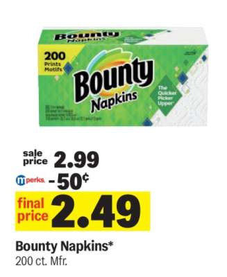 Bounty Napkins