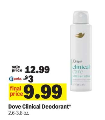 Dove Clinical Deodorant