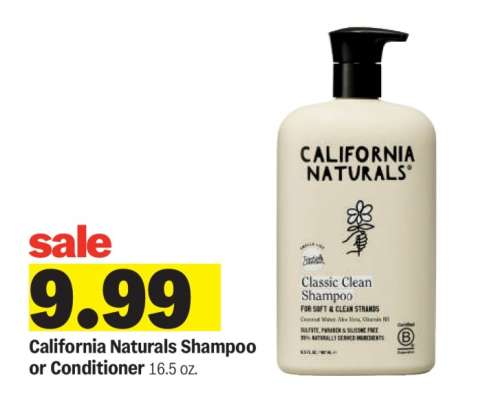 California Naturals Shampoo or Conditioner