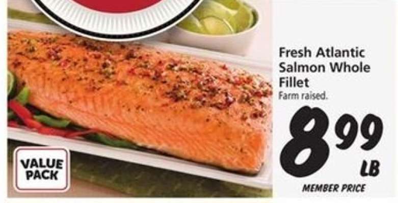 Fresh Atlantic Salmon Whole Fillet