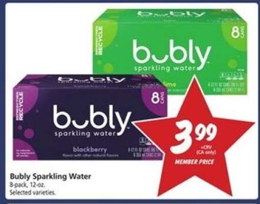 Bubly Sparkling Water
