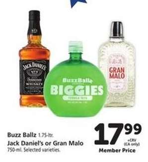 Buzz Ballz, Jack Daniel’s or Gran Malo