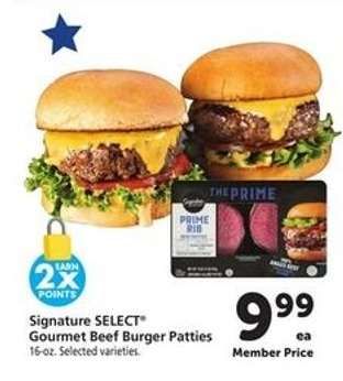 Signature SELECT Gourmet Beef Burger Patties