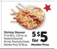 Shrimp Skewer