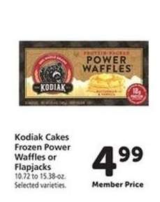 Kodiak Cakes Frozen Power Waffles or Flapjacks