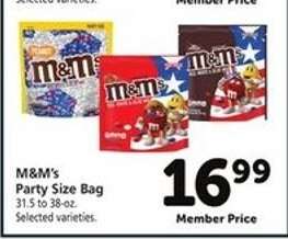 M&M'S Party Size Bag