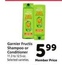 Garnier Fructis Shampoo or Conditioner