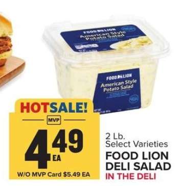 FOOD LION DELI SALAD