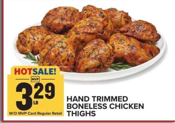 Hand Trimmed Boneless Chicken Thighs